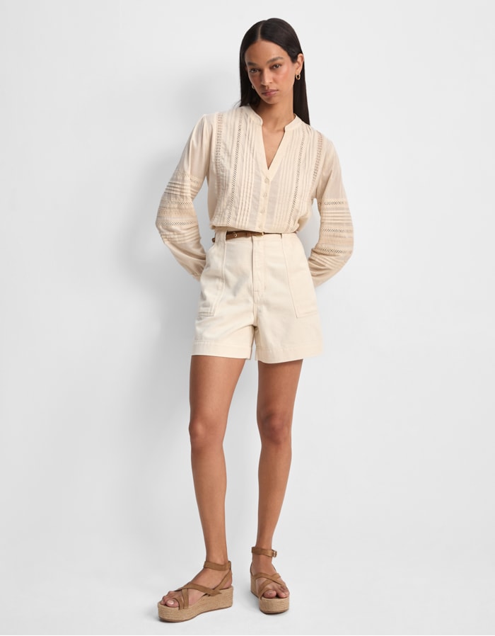 Shorts Bolsos Frontais