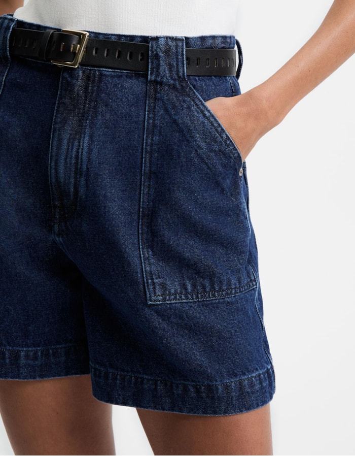 Shorts Bolsos Frontais