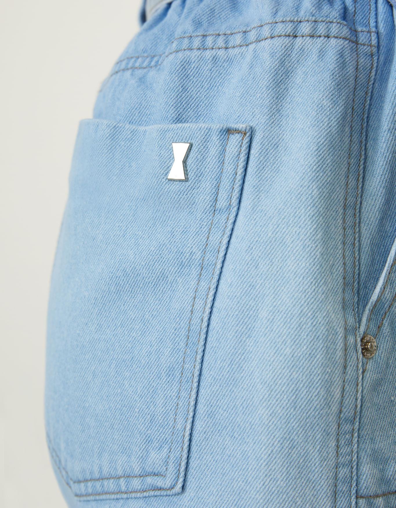 Shorts Jeans Clochard Faixa