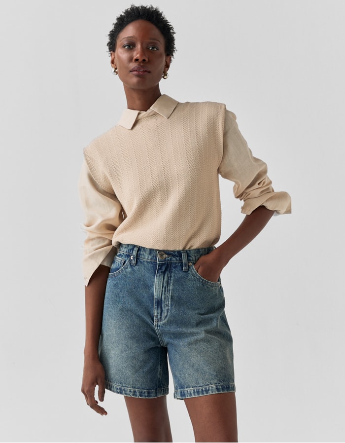 Shoulder — Shorts Jeans Five Pockets