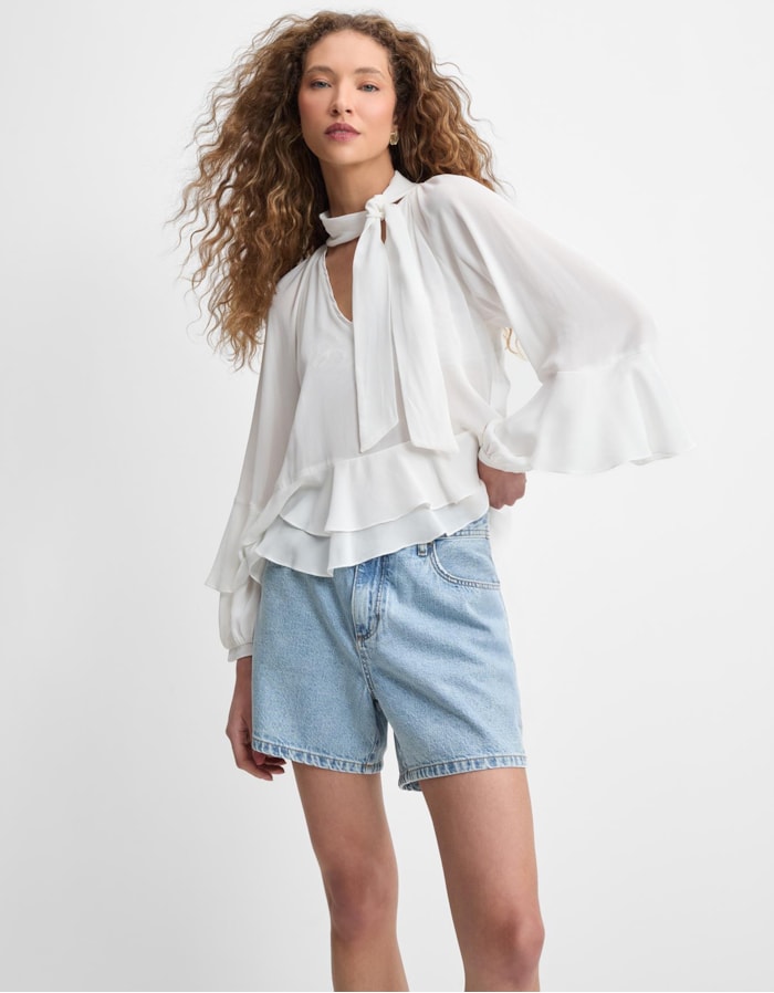 Shorts Jeans Meia Coxa