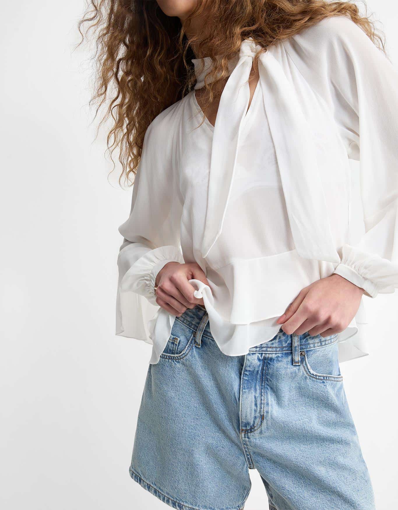 Shorts Jeans Meia Coxa