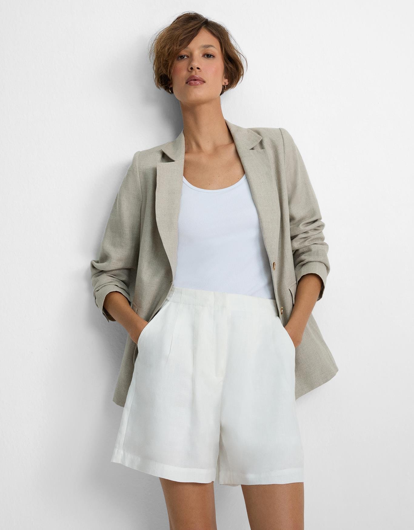 Shorts Linho Alfaiatado