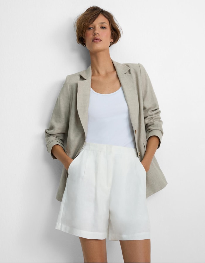 Shoulder — Shorts Linho Alfaiatado
