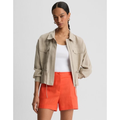 Shorts Linho Elastico Cós