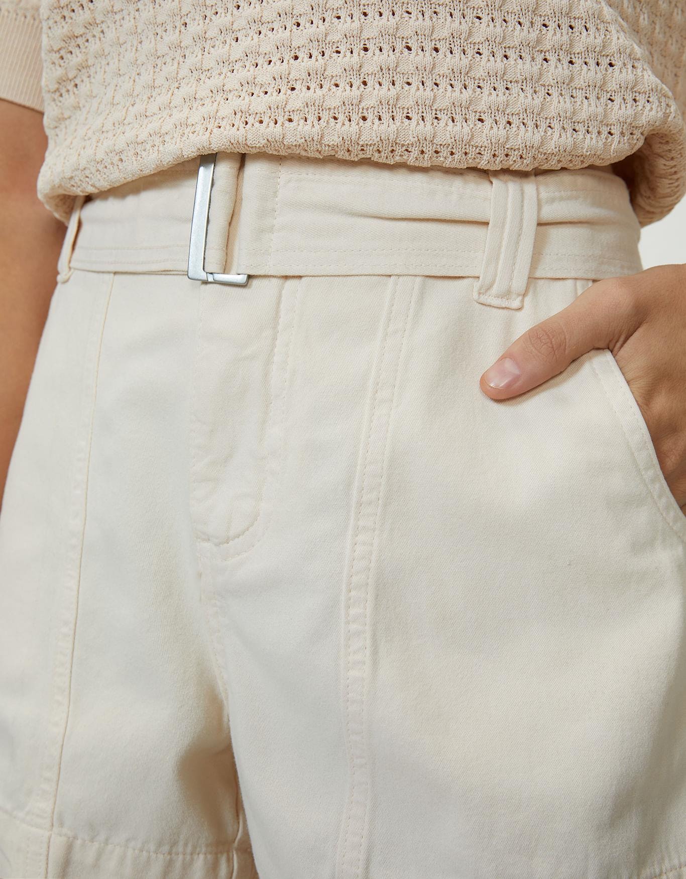 Shorts Sarja Cinto