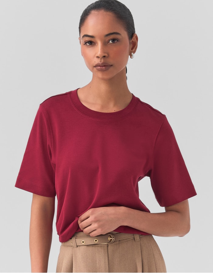 Shoulder — T-Shirt Algodão Pima