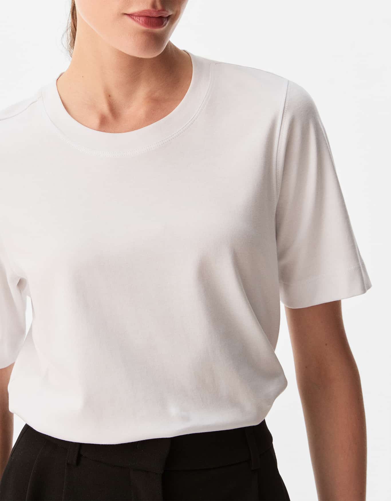 T-Shirt Algodão Pima Areia