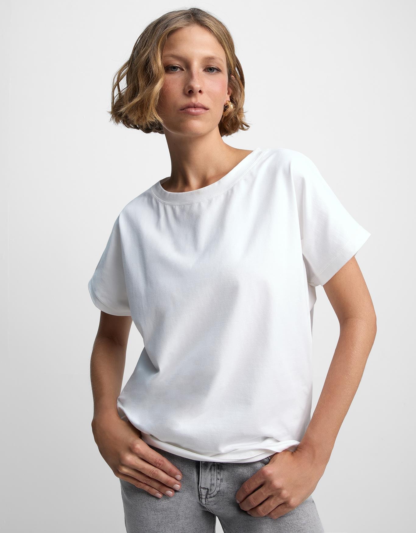 T-Shirt Ampla Algodão