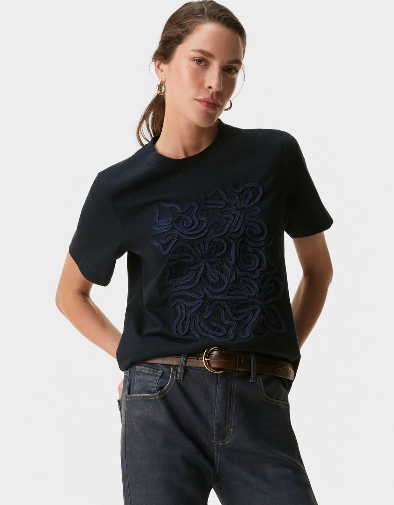 T-Shirt Bordado Cordonê