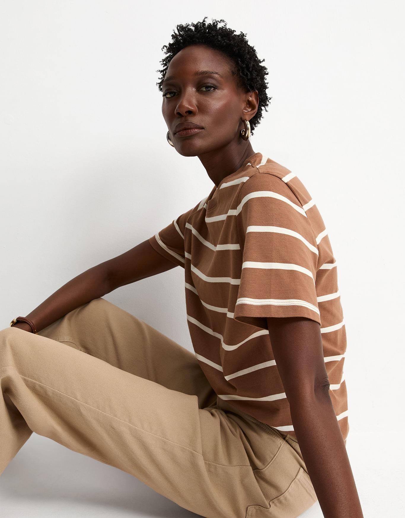 T-Shirt Boxy Listra Localizada