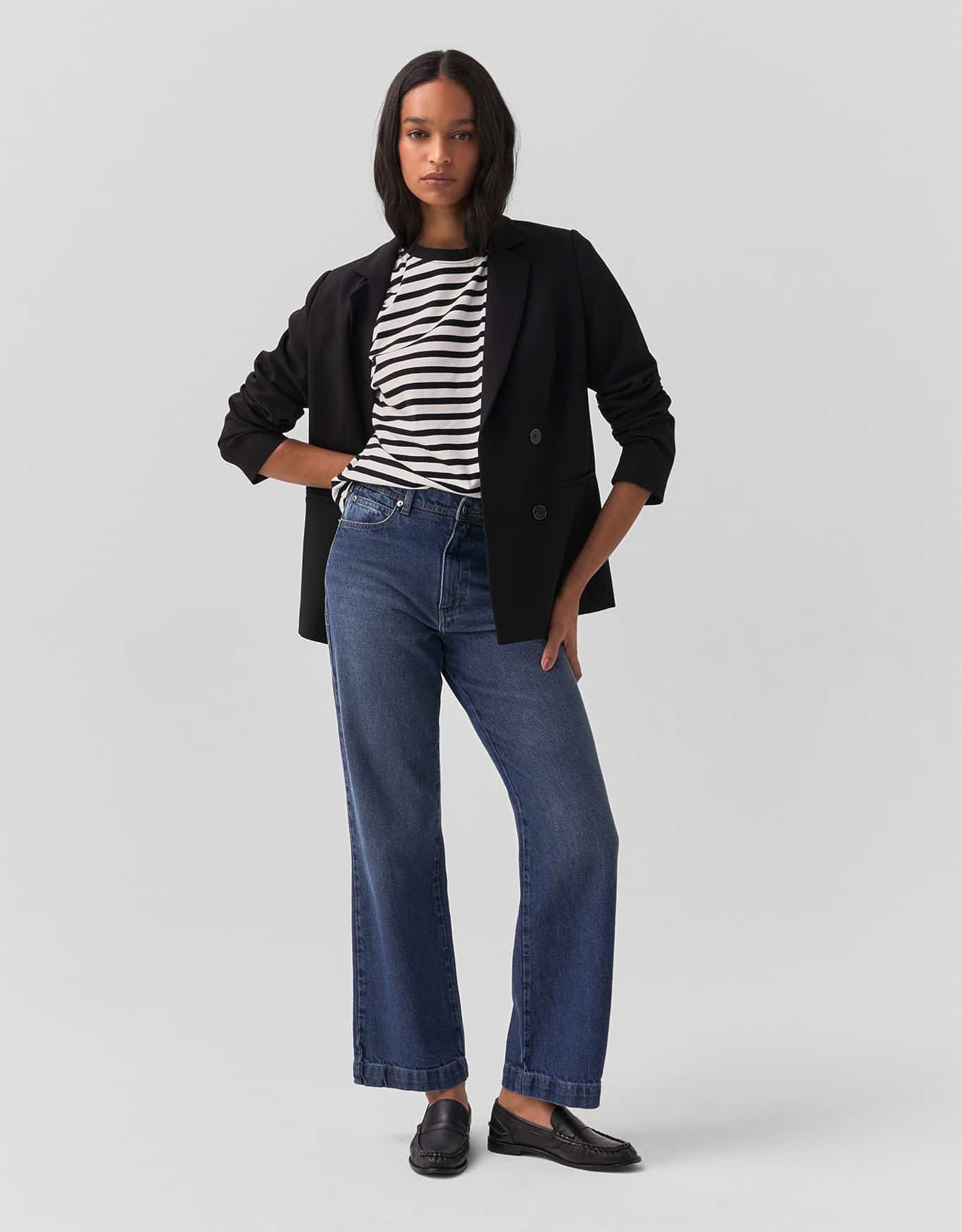 T-Shirt Boxy Listrada