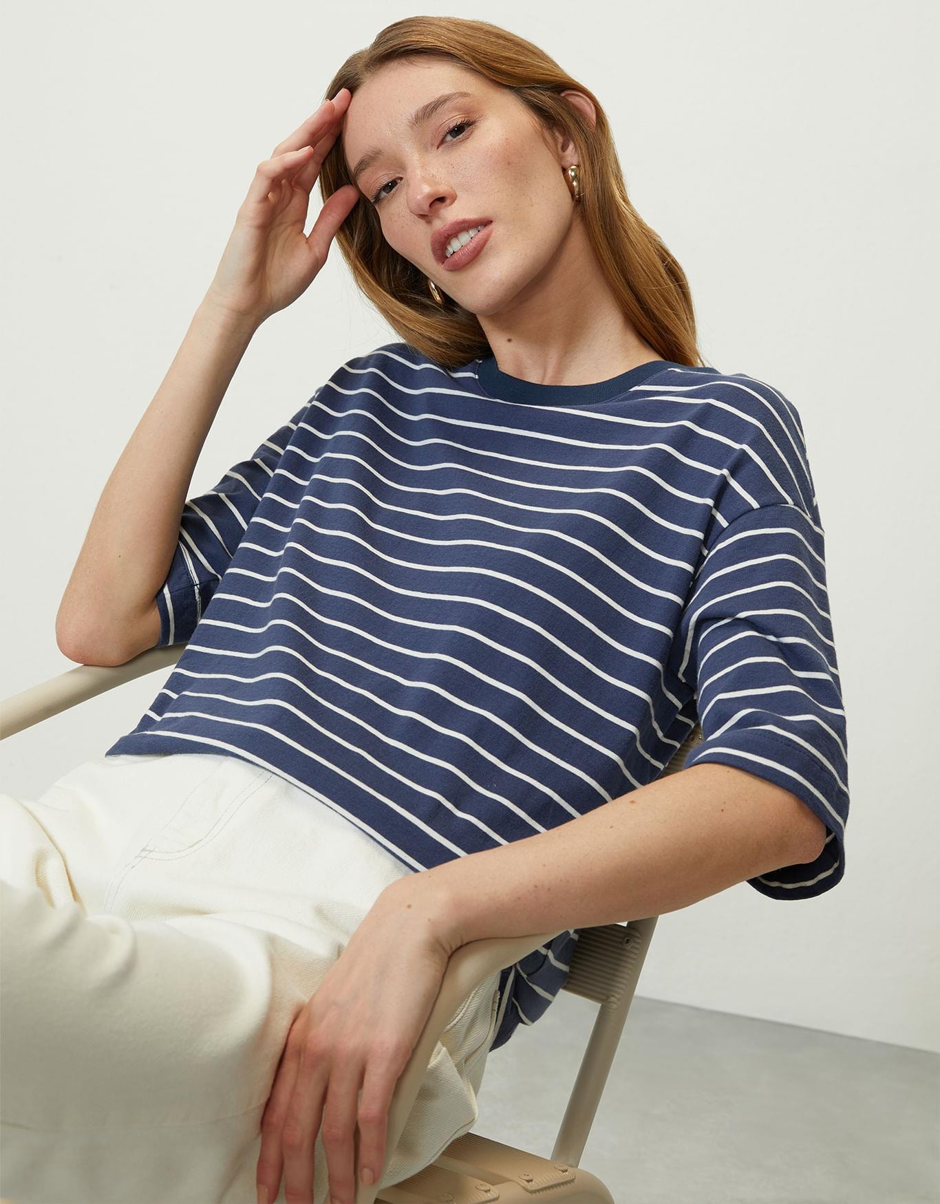 T-Shirt Boxy Listras