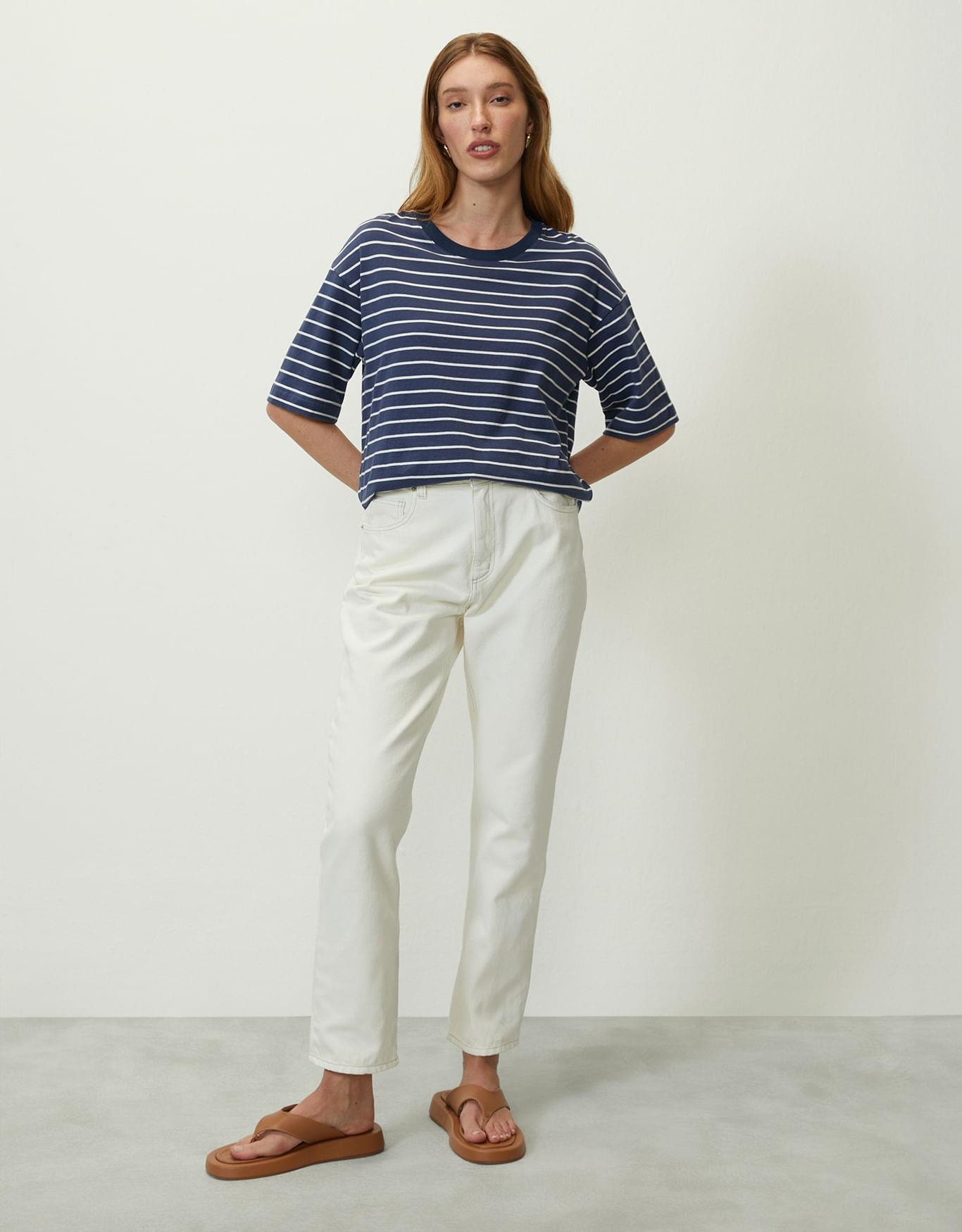 T-Shirt Boxy Listras