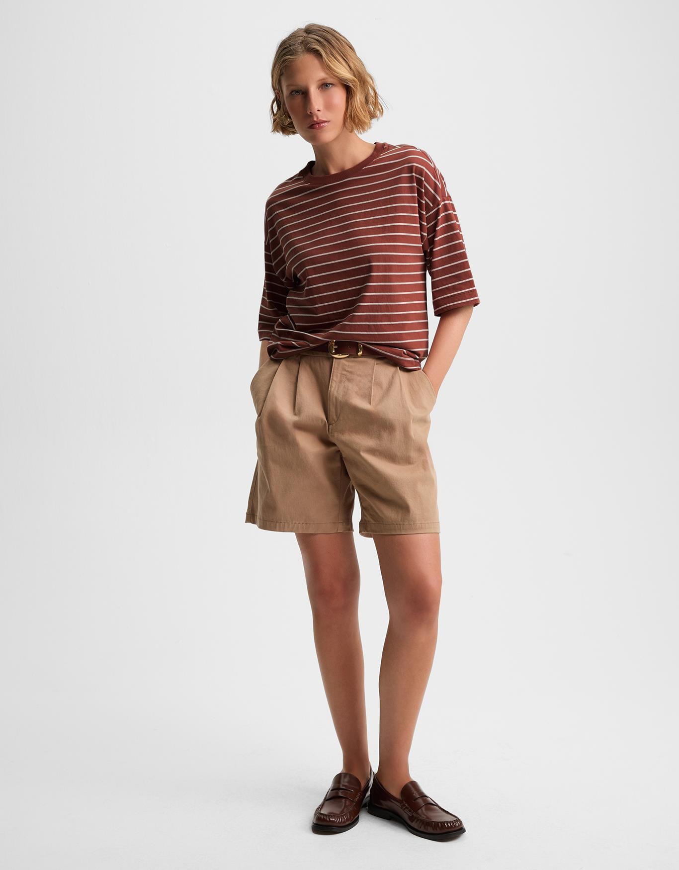 T-Shirt Boxy Listras