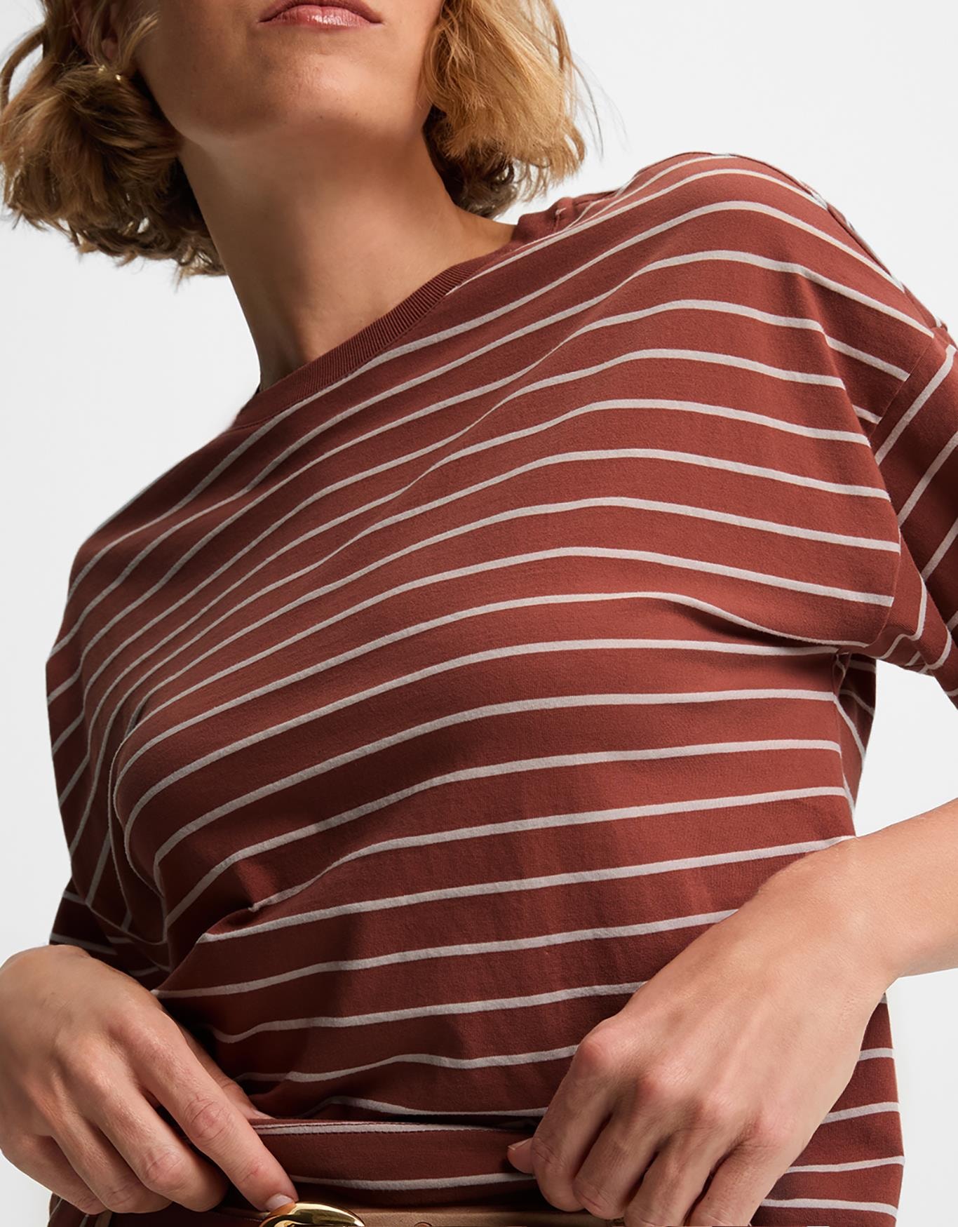 T-Shirt Boxy Listras