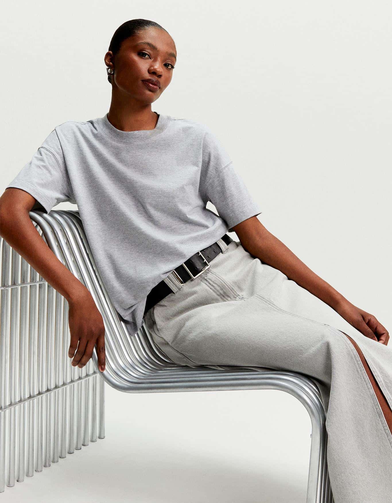 T-Shirt Boxy Manga Dupla