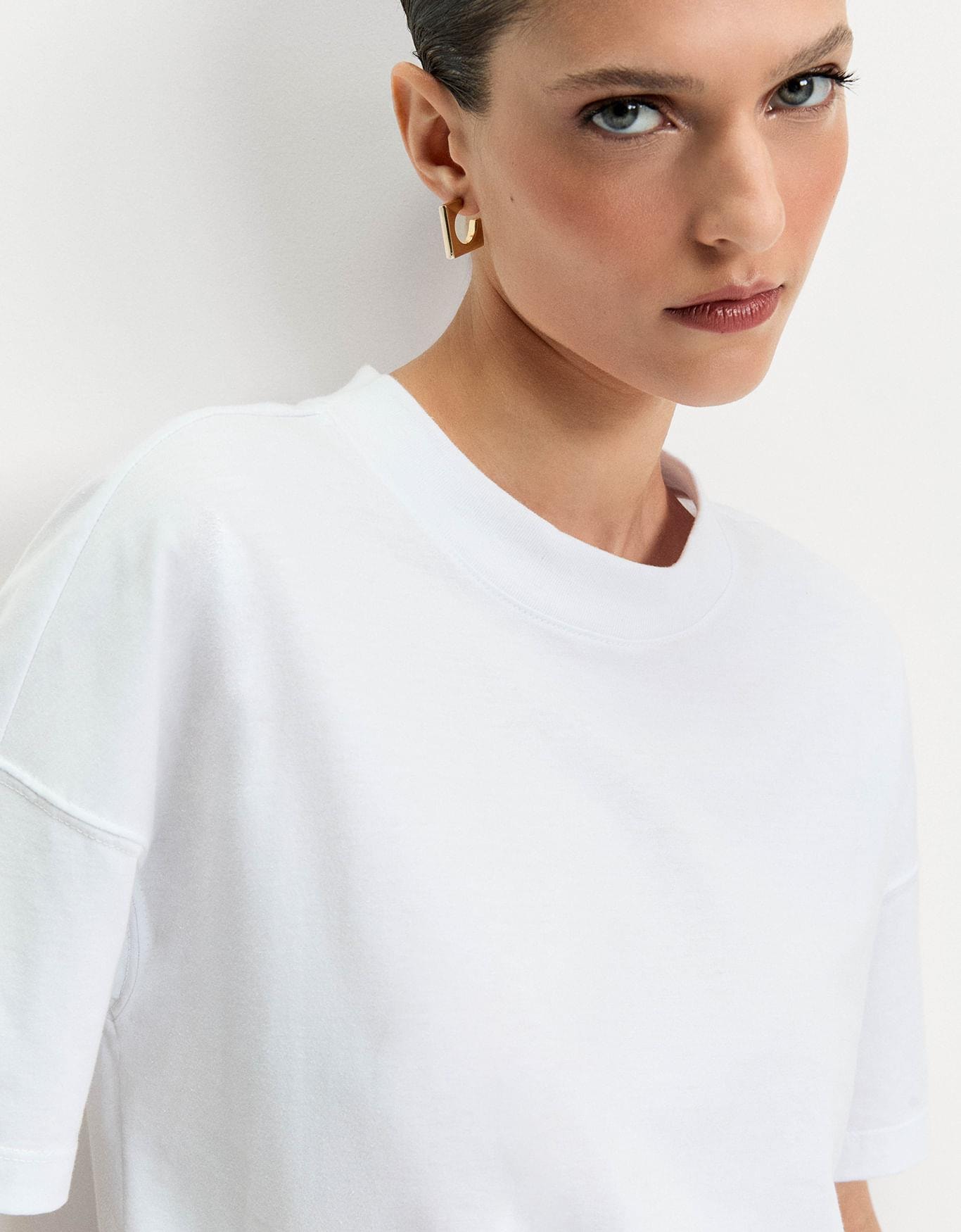 T-Shirt Boxy Manga Dupla