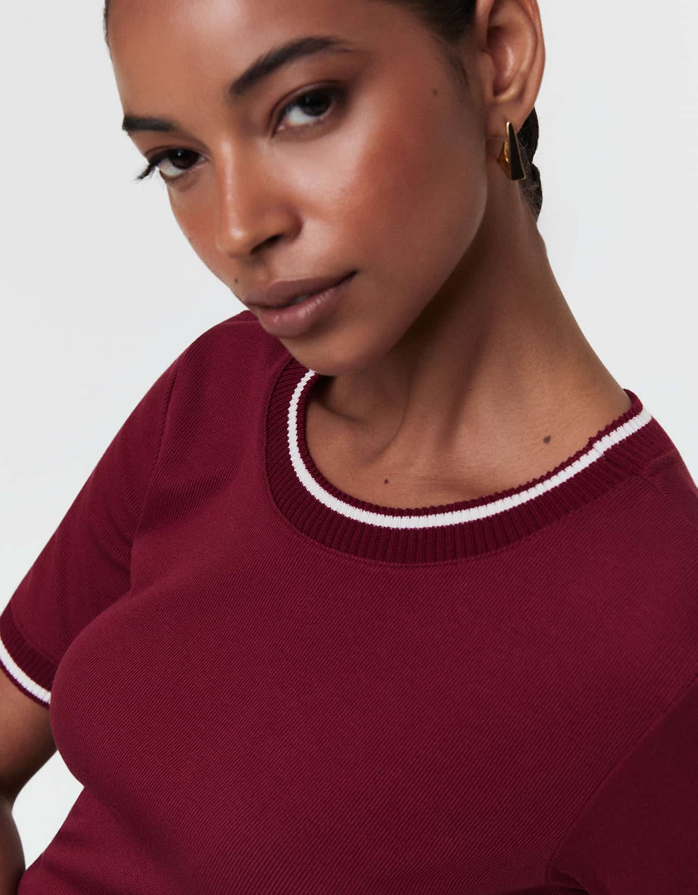 T-Shirt Canelada Retilínea