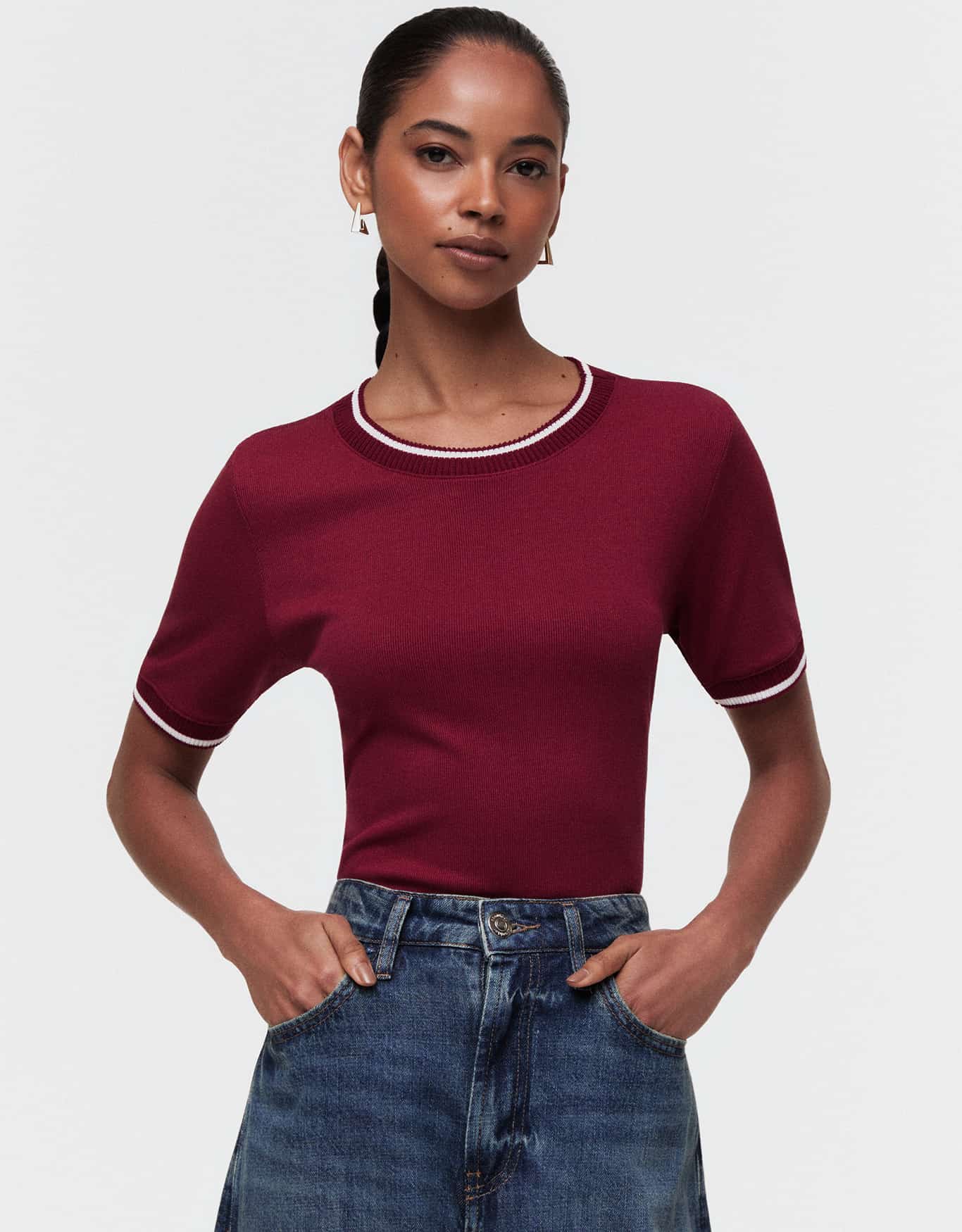 T-Shirt Canelada Retilínea