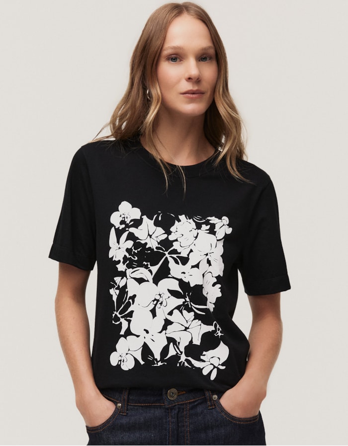 Shoulder — T-Shirt Cartaz Floral Pb