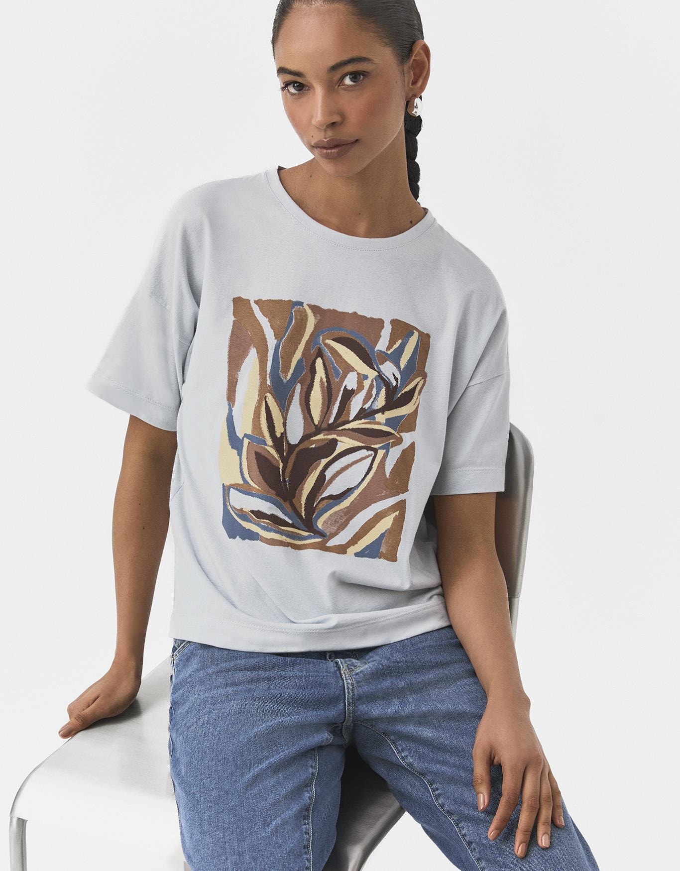 T-Shirt Cartaz Folhagem