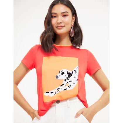 T-Shirt Dalmata Cartaz