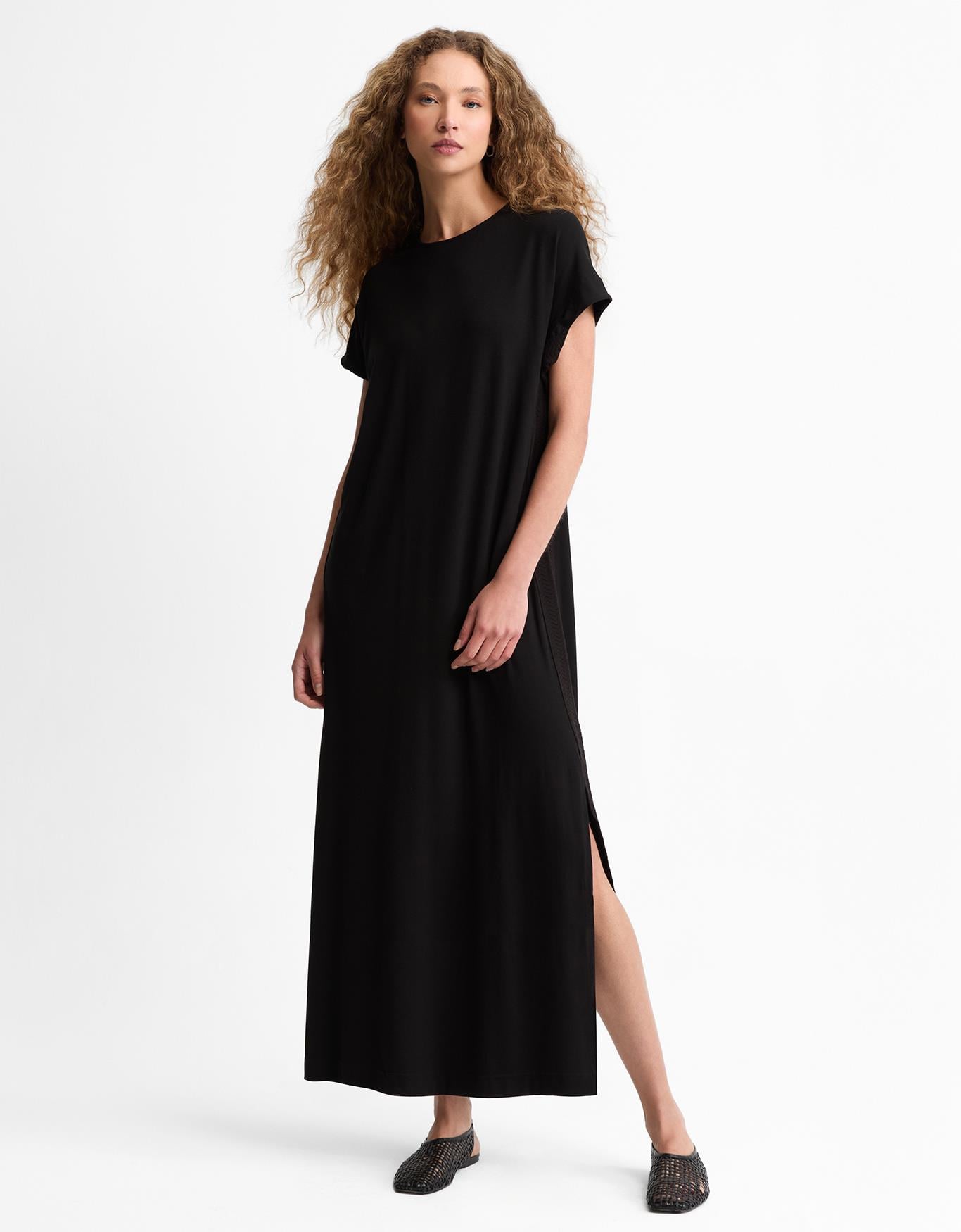 T-Shirt Dress Retilinea Lateral
