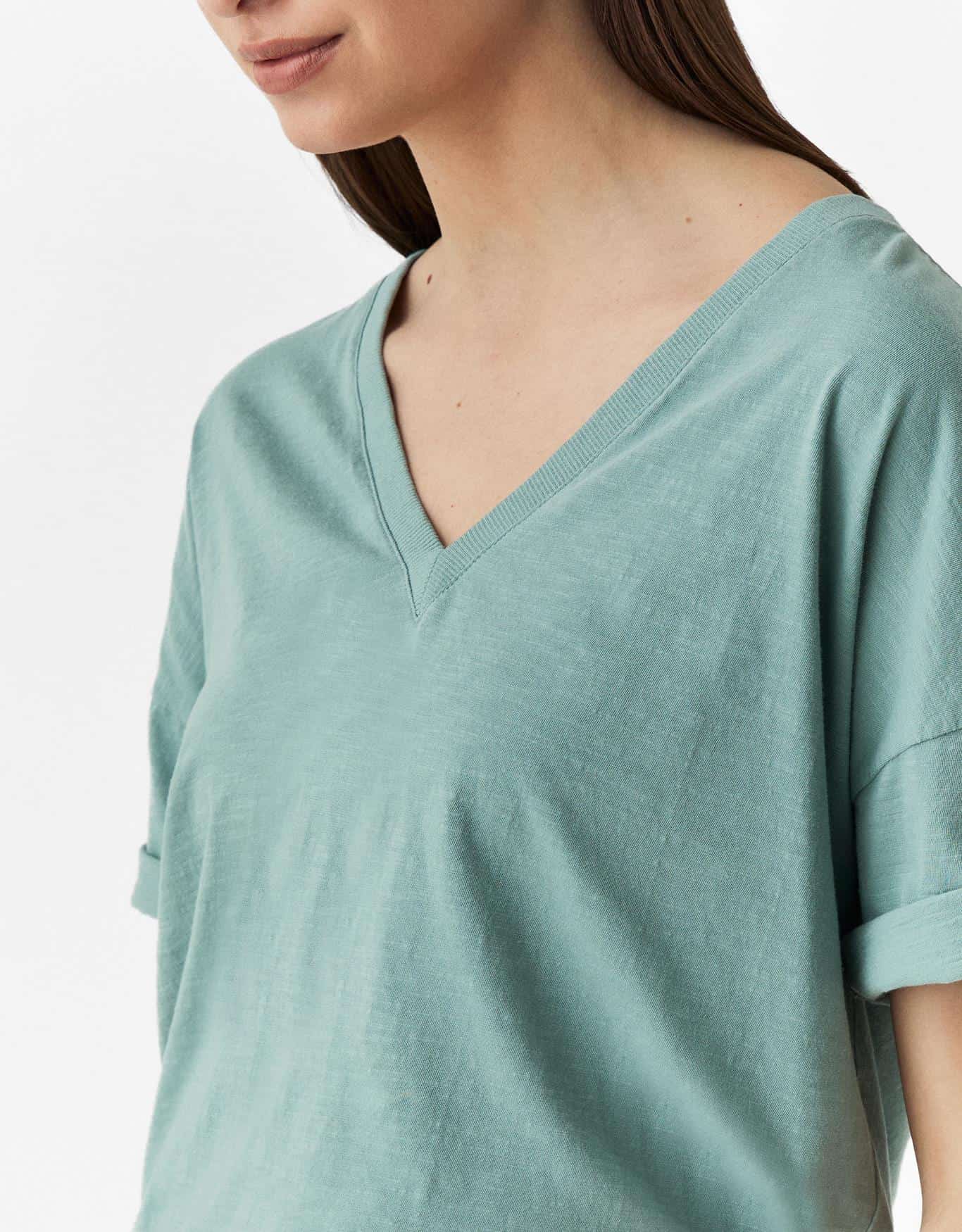 T-Shirt Flamê Decote V