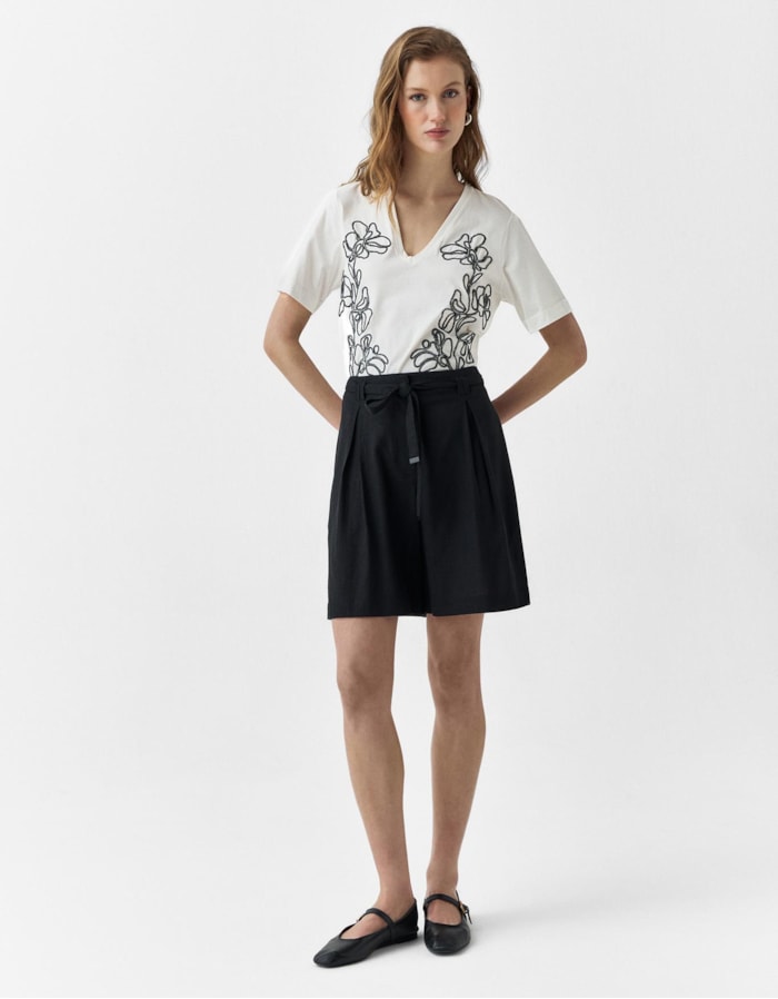 T-Shirt Floral Cordonê