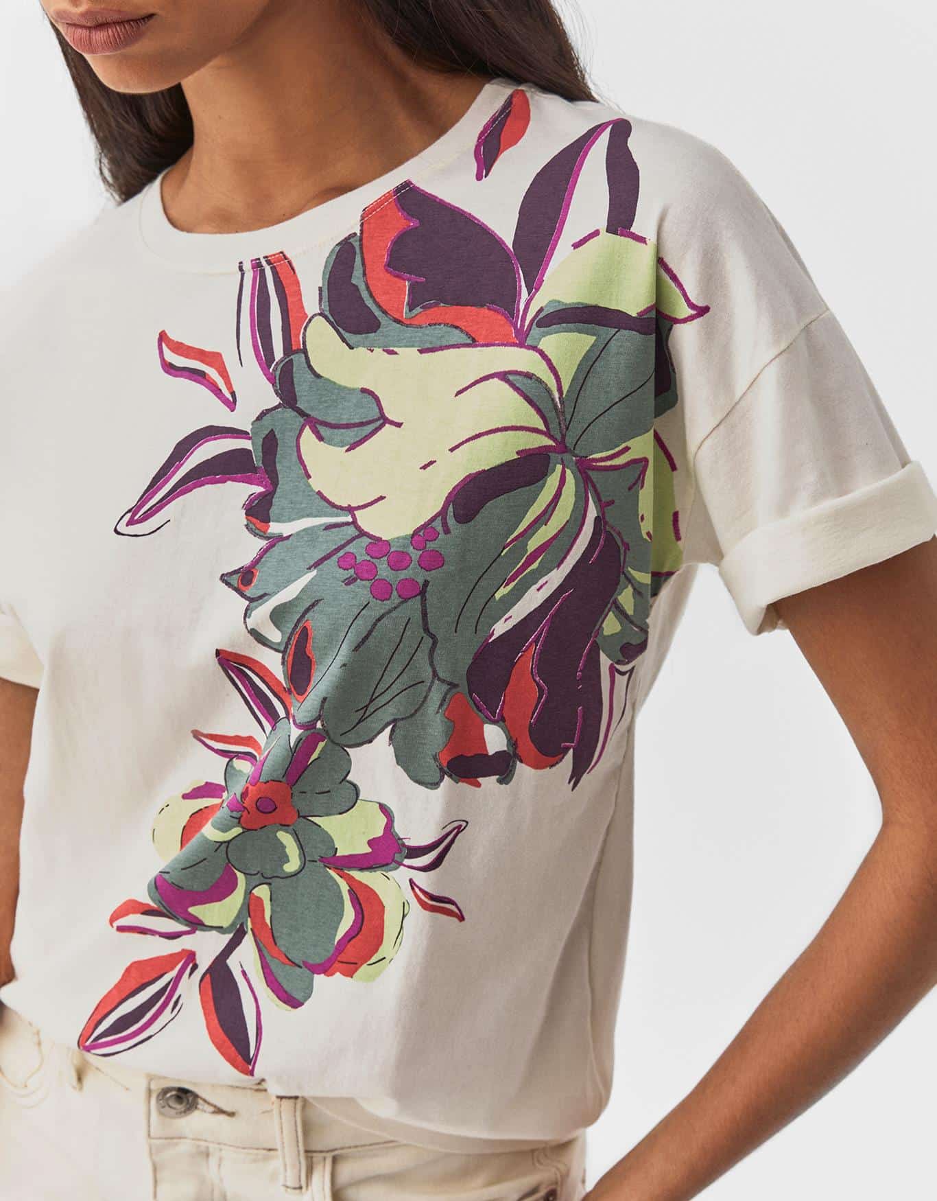 T-Shirt Floral Estação