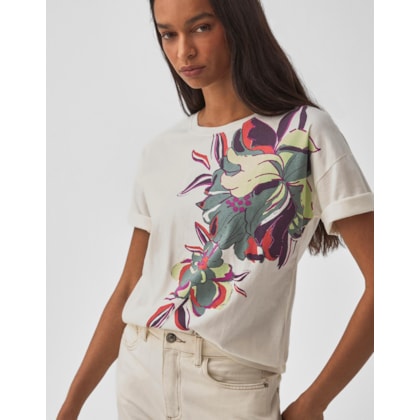 T-Shirt Floral Estação