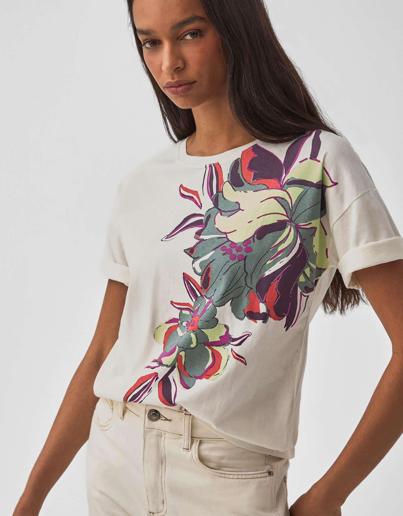 T-Shirt Floral Estação