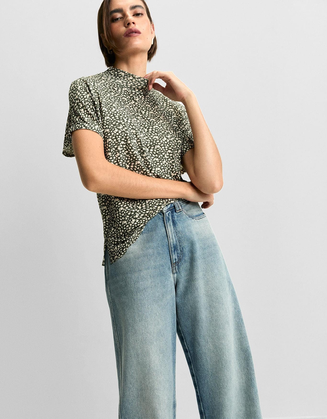 T-Shirt Floral Mini