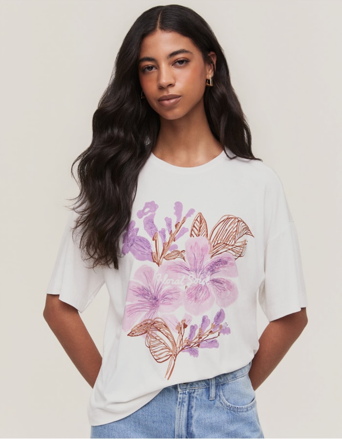 Shoulder — T-Shirt Floral Soul