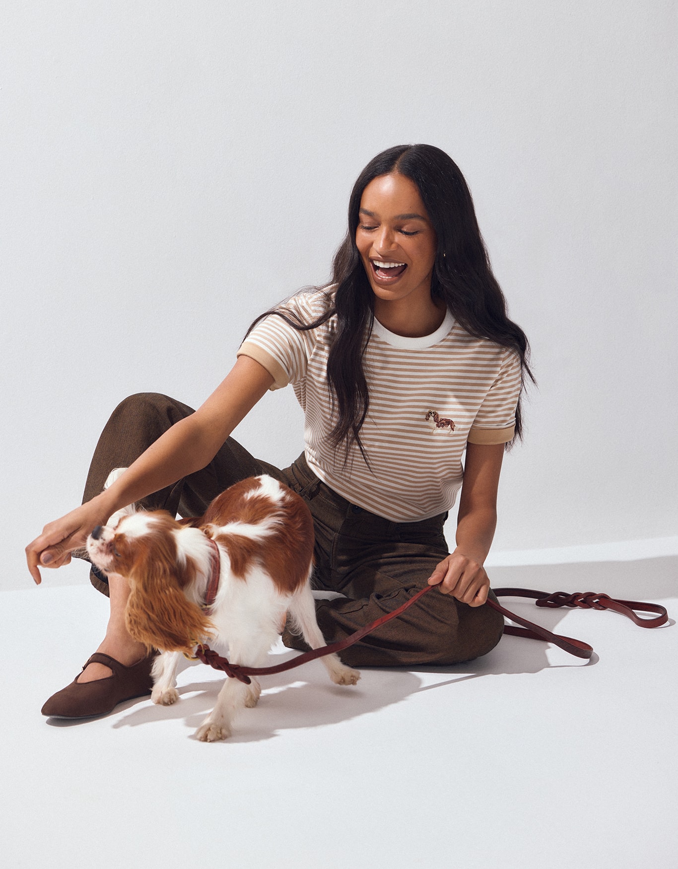 T-Shirt Listrada Mini Bordado