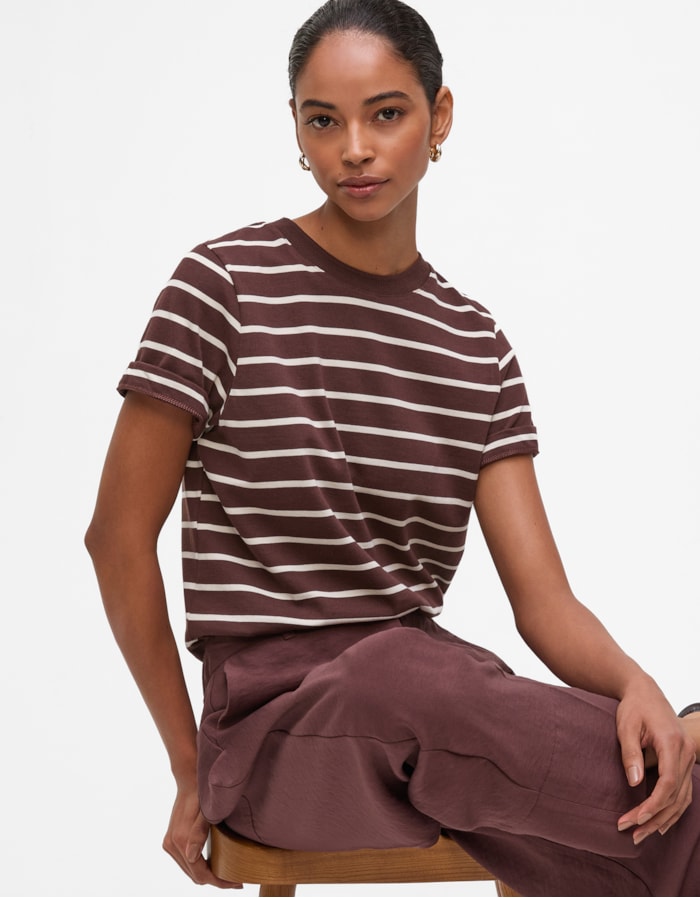 Shoulder — T-Shirt Listras Finas