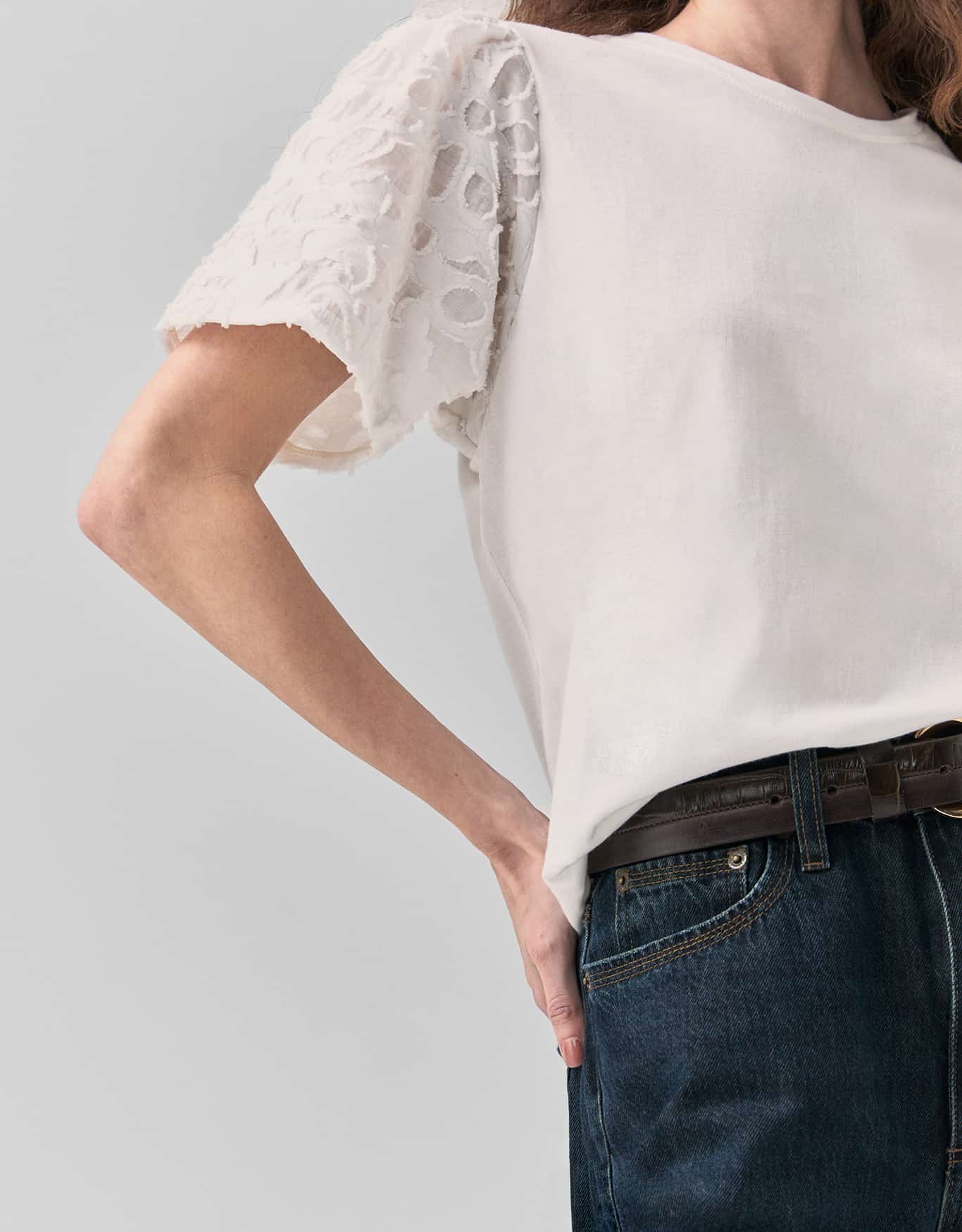 T-Shirt Manga Jacquard