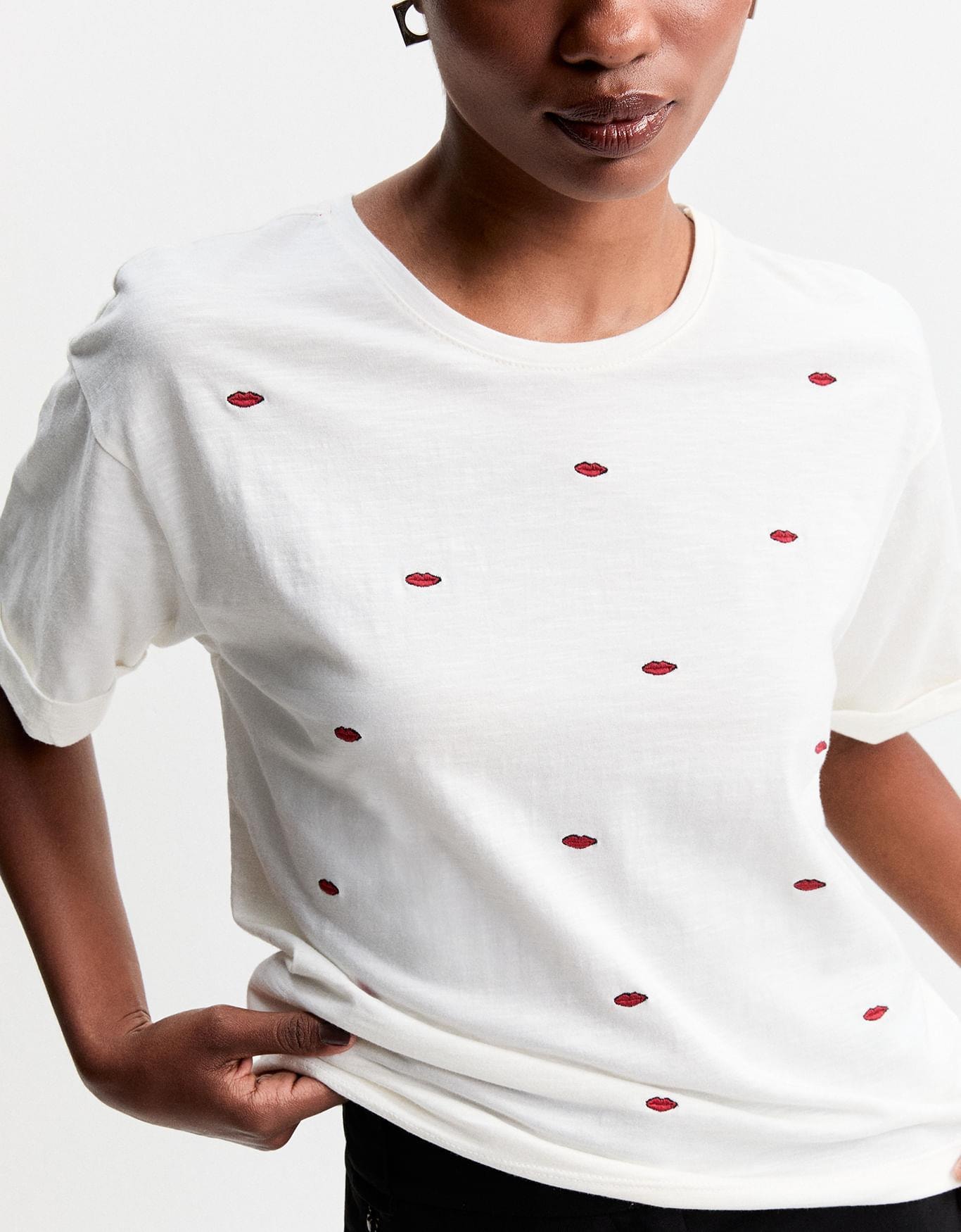 T-Shirt Mini Boca Bordado