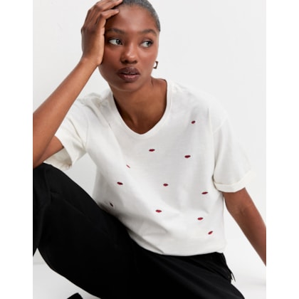 T-Shirt Mini Boca Bordado