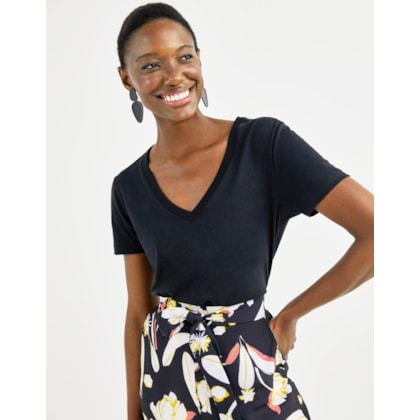 T-Shirt Pima Decote v