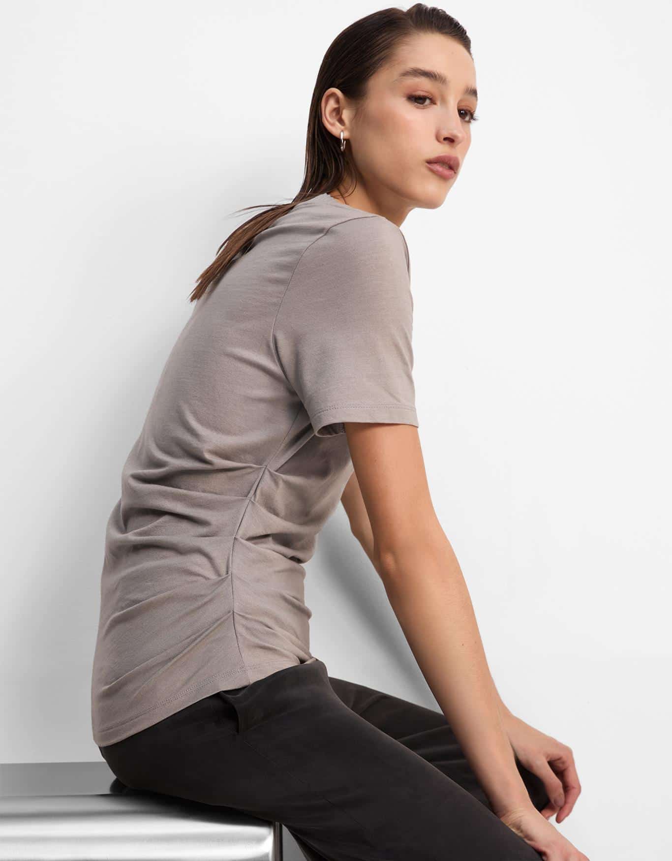 T-Shirt Pregas Laterais