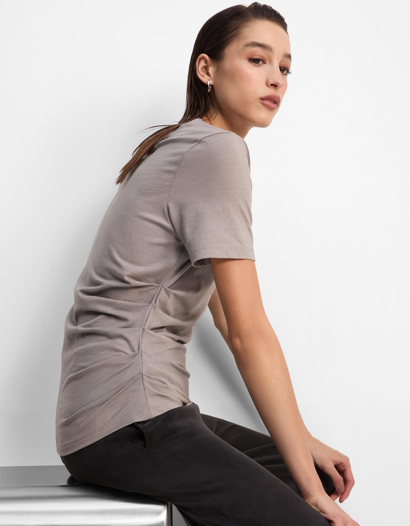 T-Shirt Pregas Laterais