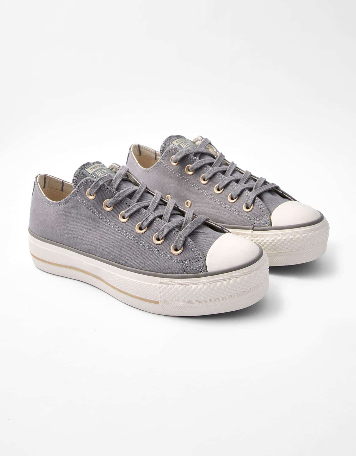 Tênis All Star Ct As Lift Cinza Escuro