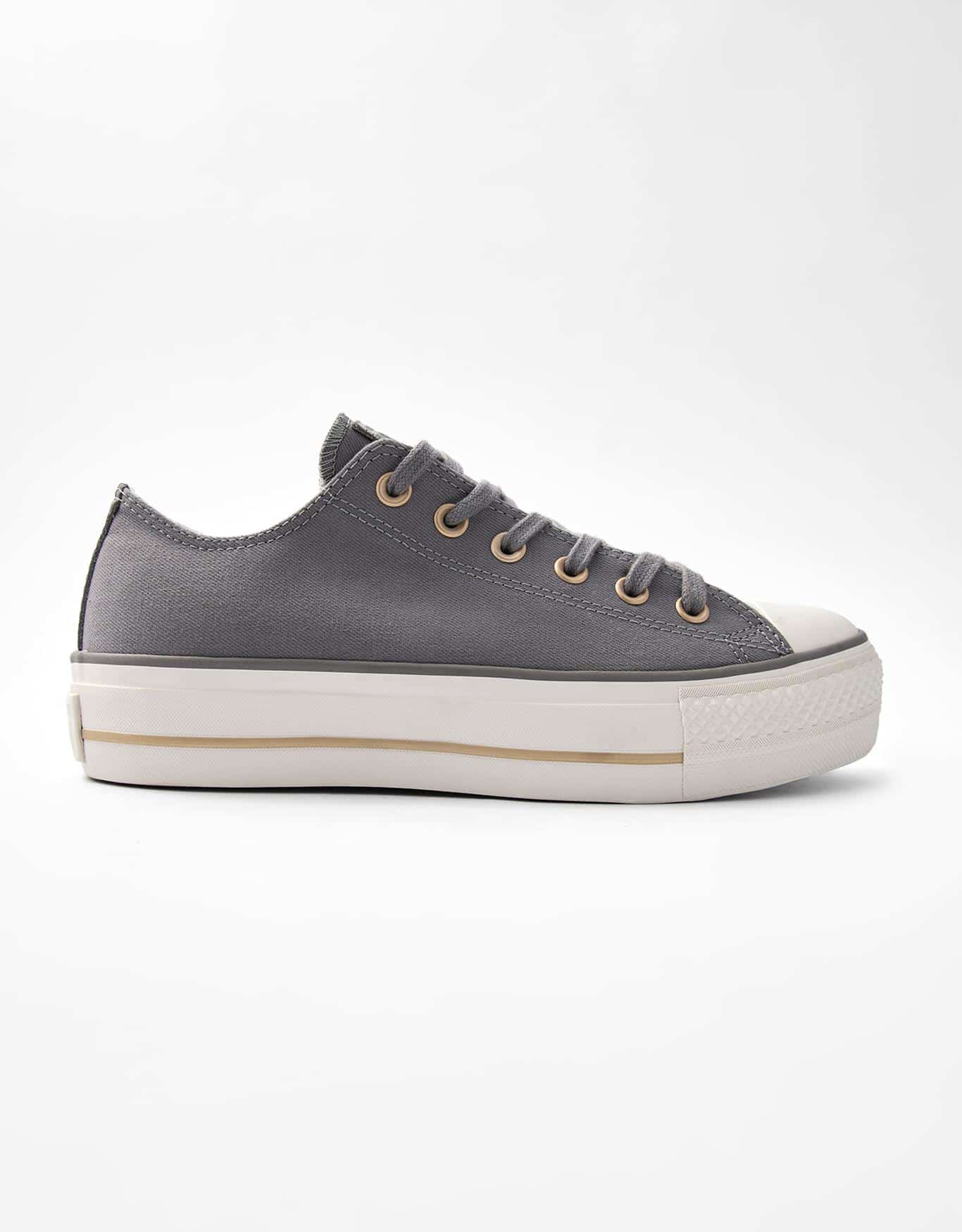 Tênis All Star Ct As Lift Cinza Escuro