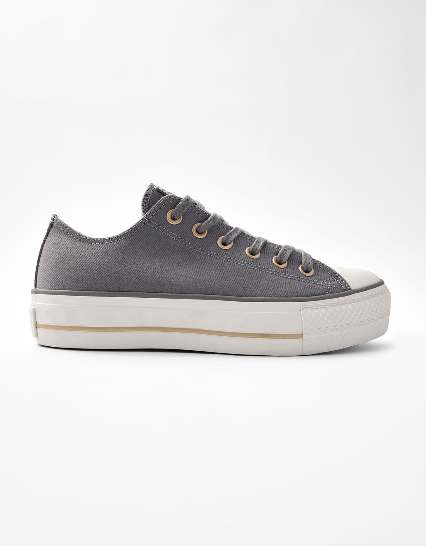 Tênis All Star Ct As Lift Cinza Escuro