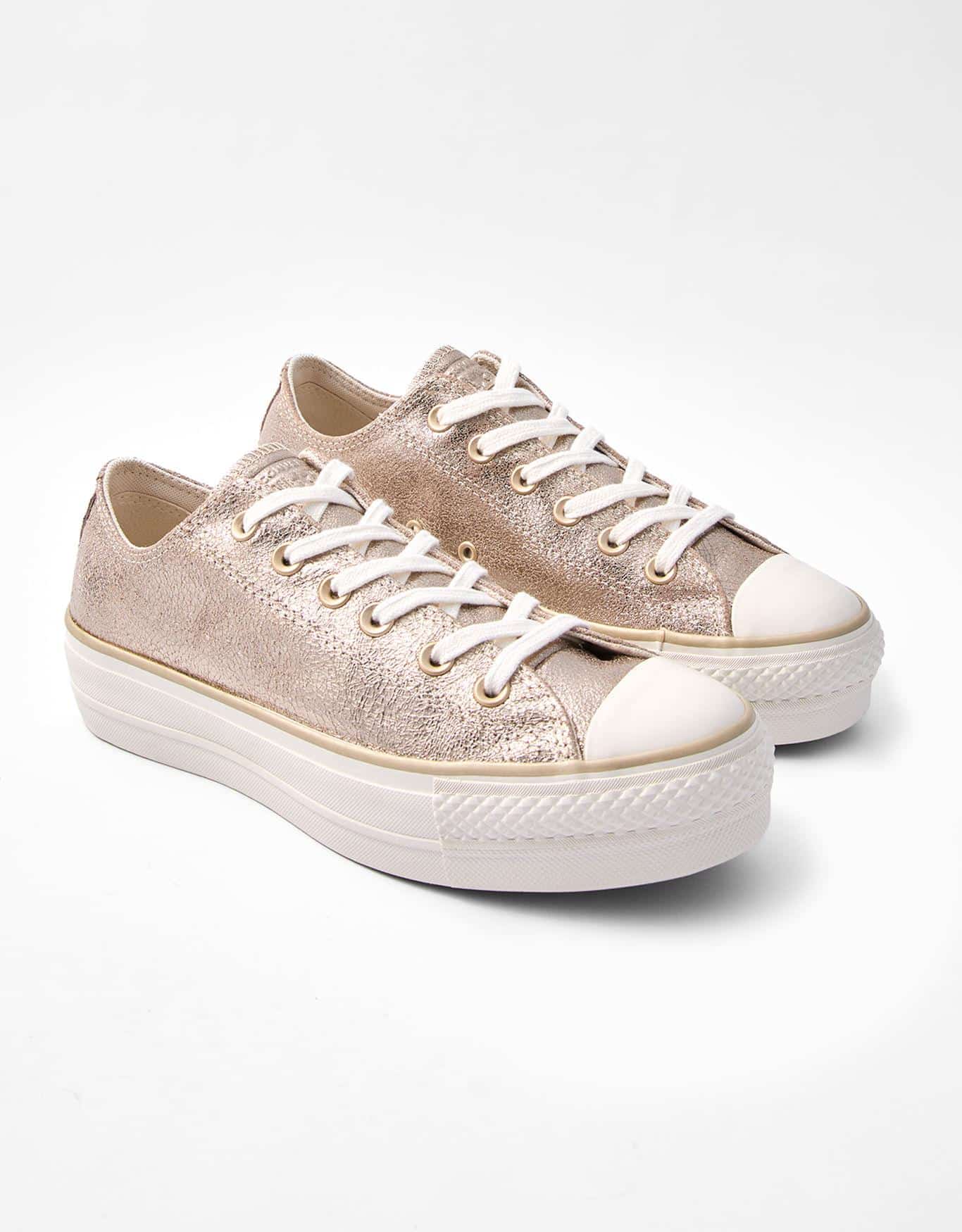 Tênis All Star Ct As Lift Dourado