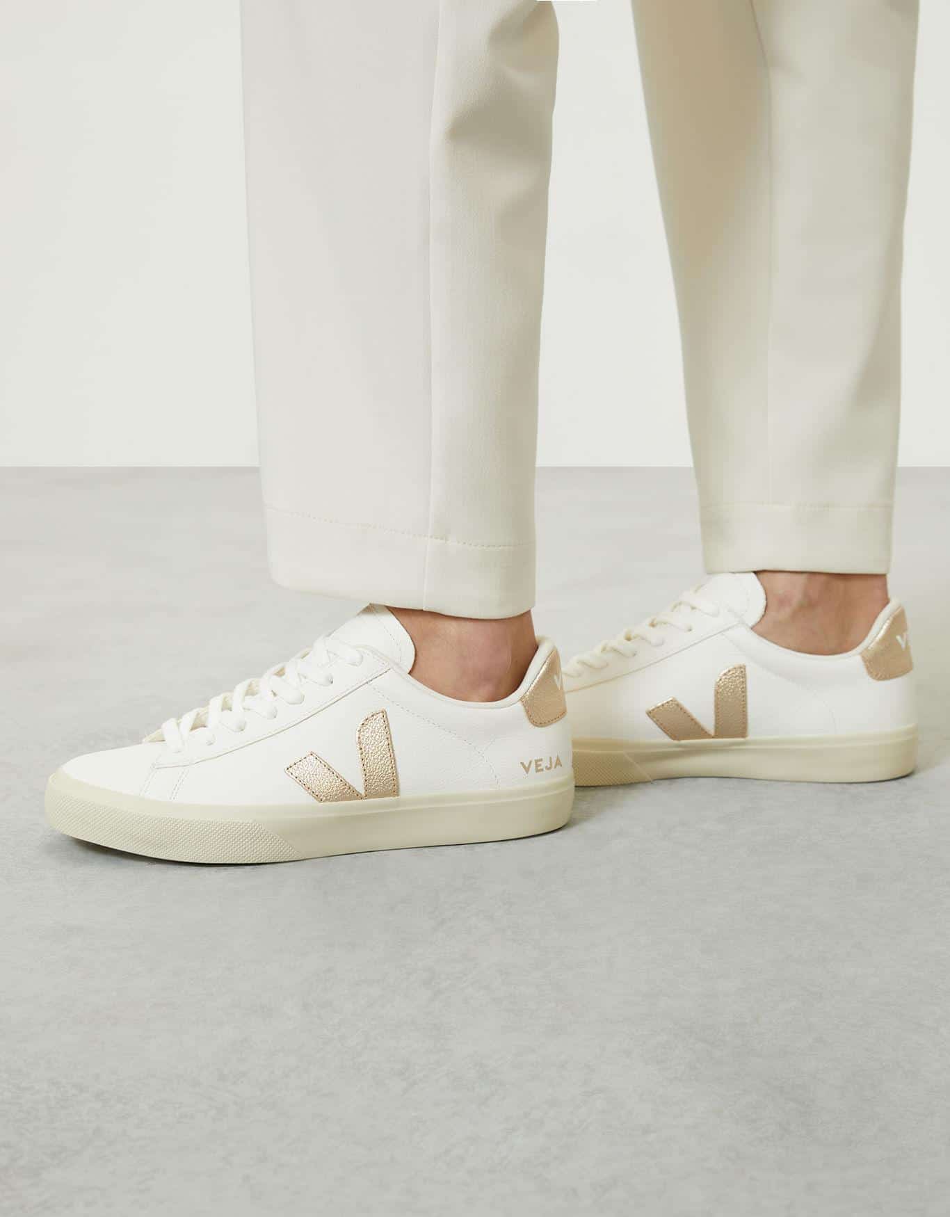 Tênis Veja Campo Extra White Platine