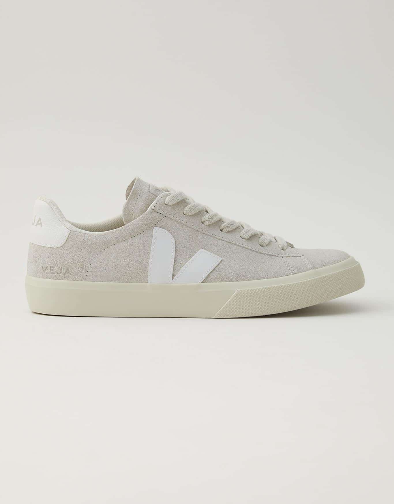 Tênis Veja Campo Suede Natural White