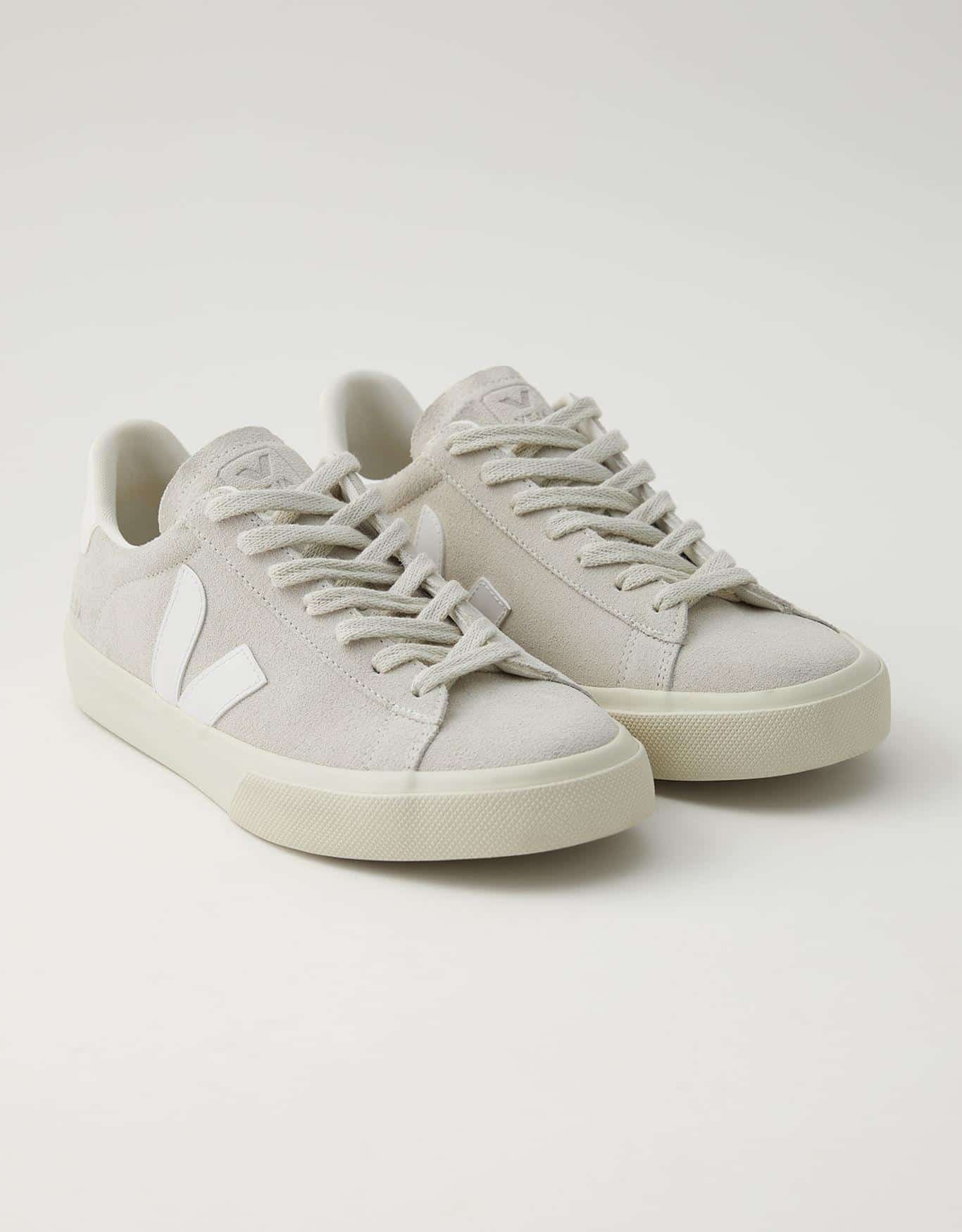 Tênis Veja Campo Suede Natural White